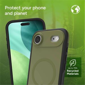 ZAGG Sedona Snap Case for Apple iPhone 17 Air Smartphone - Sea Kelp - Impact Absorbing, Drop Resistant, Shock Absorbing, S