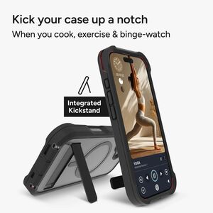 ZAGG Rainier Rugged Case for Apple iPhone 17 Smartphone - Smoke Black - Impact Resistant, Drop Resistant, Impact Absorbing