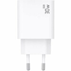 CARGADOR GAN 30W 1XUSB-C PD3.0 BLANCO