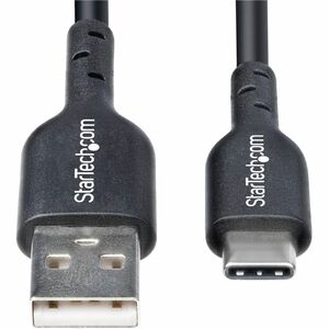 StarTech.com Cavo di ricarica USB-A a USB-C da 30cm, Cavetto di ricarica e sincronizzazione USB 2.0 3A, rivestimento in TP