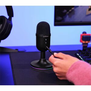 Trust GXT 234W Wired Condenser Microphone for Indoor, Gaming, Live Streaming, Podcasting, Content Production - Black - 1.8