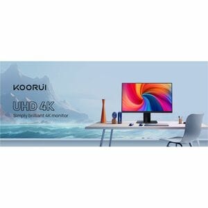 KOORUI E2741A 27 Zoll Class 4K UHD LED-Monitor - 16:9 Format - Schwarz - 68,6 cm (27 Zoll) Viewable - IPS-Technologie (In-
