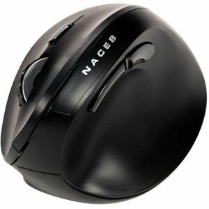 Naceb Mouse - Frecuencia Bluetooth/Radio - USB - 5 Botón(es) - Negro - Inalámbrico - 2.40GHz - 1600 dpi - Rueda de desplaz