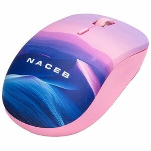 Mouse Naceb - Radiofrecuencia - USB - 3 Botón(es) - Inalámbrico - 2.40GHz - 1600 dpi - Rueda de desplazamiento - 1 x AA Ba