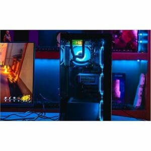 Naceb Nebula Gabinete para computadora gamer - ATX, Micro ATX, Mini ATX Placa base admitida - Media Torre - Metálico, Vidr
