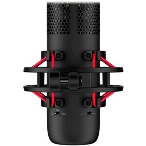 HyperX Condenser Microphone - Black - Cardioid - Shock Mount, Boom Mountable, Stand Mountable - 3-Pin XLR