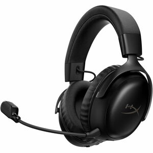 HyperX Cloud III S Wireless Over-the-ear, Over-the-head Stereo Gaming Headset - Black - Binaural - Circumaural - 2000 cm -