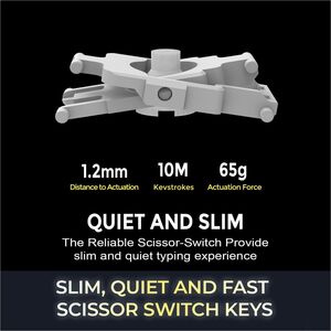 Adesso Bluetooth Keyboard for iPad Pro 12.9 inch M1, M2, M3 Generation - Aluminum Body