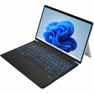Adesso Bluetooth keyboard for Microsoft Surface Pro X 8/9/10/11 - Aluminum Body - 0.3" Height x 8.9" Width x 11.4" Depth