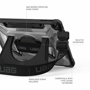 Plasma Microsoft Surface Pro 1st Edition 12" Case - Ice/Black - Impact Resistant, Shock Resistant, Drop Resistant, Shock A
