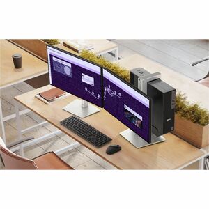 Dell Pro Slim Plus QBS1250 Desktop Computer - Intel Core Ultra 7 265 - vPro Technology - 16 GB - 512 GB SSD - Slim PC - St