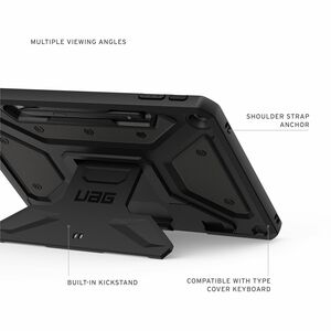 Urban Armor Gear Metropolis SE Rugged Case for Microsoft Surface Pro Tablet - Black - Impact Resistant, Drop Resistant, Sh