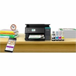 Epson ET-3900 Wired & Wireless EcoTank Inkjet Multifunction Printer - Colour - Copier/Printer/Scanner - 4800 x 1200 dpi Pr