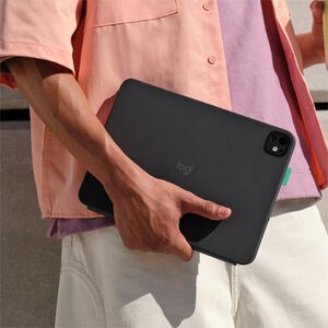 Logitech Flip Folio Keyboard/Cover Case (Folio) for 27.9 cm (11") Apple iPad Pro 11 (2024), iPad Air 11 (2024), iPad Air 1