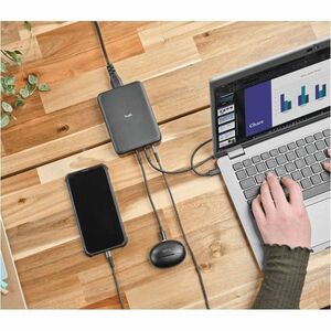 Adattatore CA Trust Maxo - 240 W - Adattatore universale - 4 USB Type-C - Per Computer portatile, Tablet PC, Smartphone, D