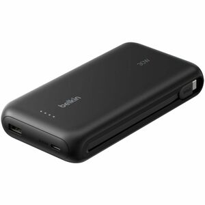 Belkin Stromspeicher - Schwarz - für Tragbare Spielekonsole - 20000 mAh - 30 W - USB Typ-C Anschluss - Schwarz
