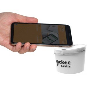Socket Mobile SocketScan S550 Contactless Smart Card Reader/Writer - White - Wireless - NFC/Bluetooth - 100 m Operating Range
