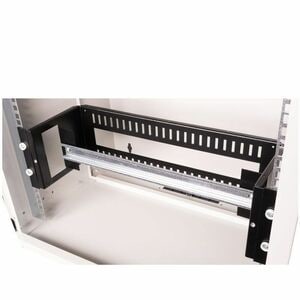 Roline 3U Top-Hat Rail Support - Black - Steel