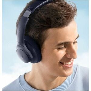 soundcore Q20i Wireless Over-the-head Stereo Headset - Blue - Binaural - Circumaural - Bluetooth - Noise Canceling