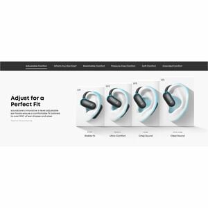 soundcore Aerofit 2 True Wireless Earbud, Over-the-ear Earset - Black - Open - Bluetooth