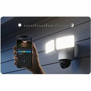 Eufy E340 3K Network Camera - Colour - Floodlight - Colour Night Vision - 3072 x 1620 - Wi-Fi - Wall Mount, Junction Box M