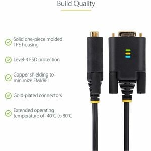 StarTech.com 91.44 cm (36") Serial/USB Data Transfer Cable - 1 - Cable for Desktop Computer, Notebook, Peripheral Device, 