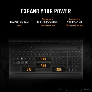 TUF Gaming F16 FX608 FX608JH-RV057WS 40.64 cm (16") Gaming Notebook - Full HD Plus - 165 Hz - Intel Core i5 13th Gen i5-13