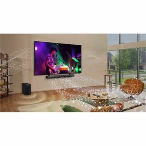 LG S70TY 3.1.1 Bluetooth Sound Bar Speaker - 400 W RMS - Black - Wall Mountable - Dolby Atmos, DTS:X, DTS Digital Surround