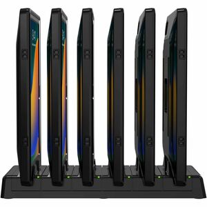 CTA Digital VersaGuard 6 Unit Pogo Charging Dock - Docking/Wireless - Tablet PC, Dock/Charge Case, Phone - 6 Slot - Chargi