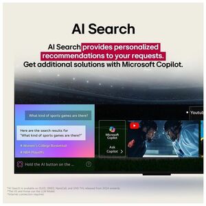 Smart LED-LCD TV 2025 LG UA75 55UA7500PSA 139.7cm - 4K UHDTV - Hig Dynamic Range (Alto rango dinámico, HDR) - HDR10, HLG, 