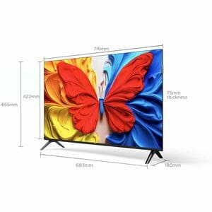 TCL S59K Serie Smart TV QLED FHD 32" 32S59K, Dolby Audio, HDR10, Android TV. Dimensioni diagonale schermo: 81,3 cm (32"), 