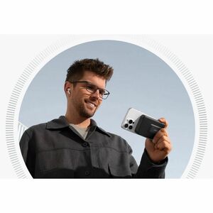 Cargador portátil ANKER MagGo A1654 - Negro - Para iPhone, Dispositivo USB tipo C - 1 x Type-C 15W - 10000mAh - 3.60A - 5 
