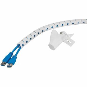 Protection de câble Neomounts - Blanc - Manchon de Câble - Plastique