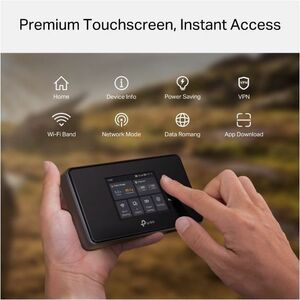 TP-Link M8550 Wi-Fi 6E IEEE 802.11 a/b/g/n/ac/ax 1 SIM Cellular, Ethernet Modem/Wireless Router - 5G - HSPA+, HSPA, WCDMA,