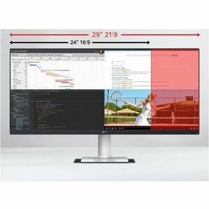 LG Ultrawide 29U531A-W 29" Class WFHD LCD Monitor - 21:9 - 73.7 cm (29") Viewable - In-plane Switching (IPS) Technology -