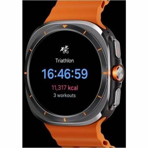 Samsung Galaxy Watch Ultra SM-L705F Smart Watch - 47.40 mm Case Height - 47.10 mm Case Width - Titanium Grey Body Color - 