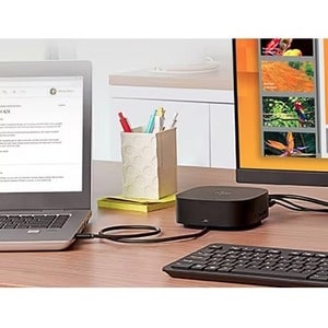 HP USB Type C Docking Station for Notebook - Black - 3 Displays Supported - 4K, 2.5K - 4096 x 2160, 1920 x 1200 - 6 x USB 