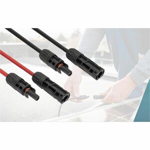 Digitus Solarmodul-Verlängerungskabel - 5 m - für Leistungswechselrichter, Solarpanel - MC4 / MC4 - 1500 V DC / 30 A, 1000