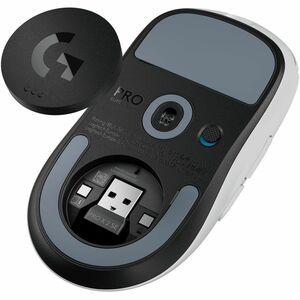 Logitech G PRO X SUPERLIGHT 2 SE 游戏鼠标 - 无线电频率 - USB 2.0 Type C - 5 按钮 - 白 - 有线/无线 - 2.40 GHz - 可充电 - 44000 dpi