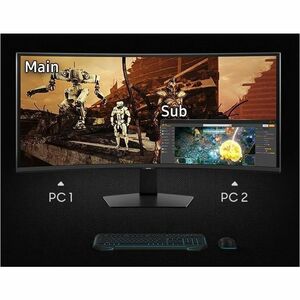 Samsung Odyssey G7 S40FG75DEN 40" Class 5K2K WUHD Curved Screen Gaming LCD Monitor - 21:9 - Black - 40" Viewable - Vertica