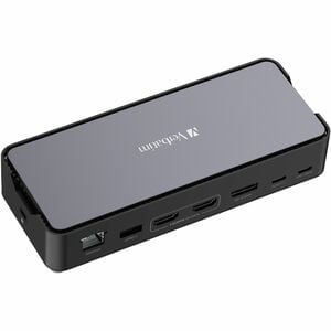 Docking station Verbatim USB Type-C per Altoparlante, Cuffie - Compatibilita carica - Lettore schede di memoria - SD, micr