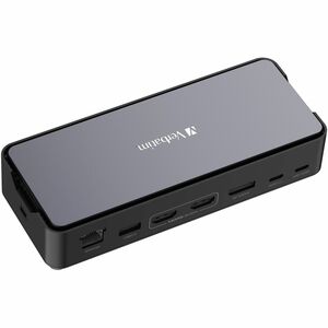 Docking station Verbatim USB Type-C per Altoparlante, Monitor, Cuffia - Compatibilita carica - Lettore schede di memoria -