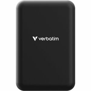 Power Bank Verbatim Charge 'n' Go Essentials - Nero - Per Dispositivo Android, iPhone, Smartphone - 1 x Type-C 35 W - 2000