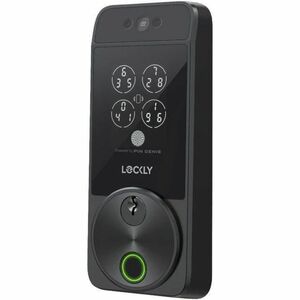 Lockly Visage Zeno Series Facial Recognition Deadbolt (Matte Black) - Built-In Wi-Fi - Keyless Entry - Facial Recognition 