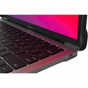 Extreme Shell-L para MacBook Pro de 13" (2021 y 2022 con Touch ID - Chip M1 y M2 -A1706/A1708/A1989/A2159/A2338) (Negro/Tr