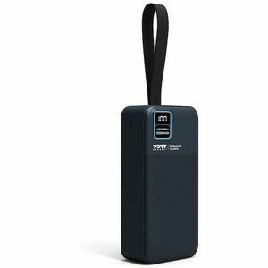 Powerbank Port Connect - Pour Tablette PC, Smartphone, Dispositif GPS, Casque - 30000 mAh - 2,10 A - 5 V DC Sortie - Coone
