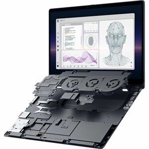 Dell Pro Max Plus MB16250 40,6 cm (16 Zoll) Mobile Workstation - Full HD Plus - 120 Hz - Intel Core Ultra 7 - vPro-Technol