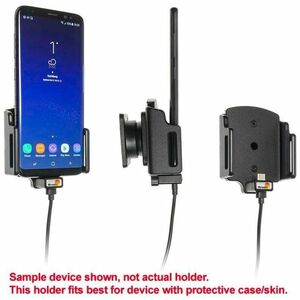 Brodit Wired Cradle for Smartphone - Charging Capability - USB Type C - Black