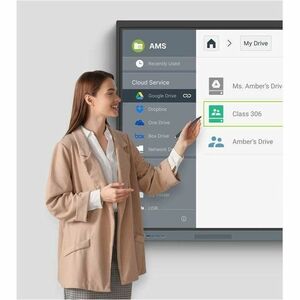 BenQ RE8604A 2184.40 mm 4K UHD LCD Collaboration Display - ARM Cortex A73 - 8 GB - Infrared (IrDA) - Touchscreen - 16:9 As