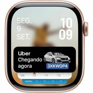 Apple Watch Series 10 Smart Watch - 46mm Case Height - 39mm Case Width - Rosa Gold Case Color - Ciruela Band Color - Alumi